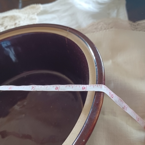 Vintage Antique Brown Glazed Stoneware Pottery Covered Baking Dish Marked UAS - Picture 6 of 7